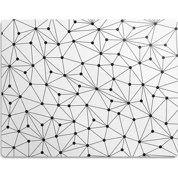 Miska pro psa Pro psa kočku podložka pod misky trojúhelníkové tečky, 90x60