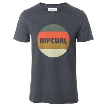 Pánské tričko Tričko Rip Curl BIG MAMA ROUND LOGO TEE Dark Marle velikost XXL