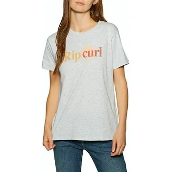 Tričko Rip Curl SUNSET STANDARD TEE Light Grey Heat velikost XS