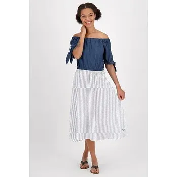 Dámské šaty šaty Alife and Kickin ADAAK Dark Denim velikost XS