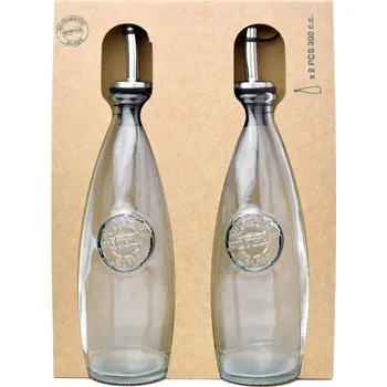 Sklenice Sada olej+ocet z recyklovaného skla AUTHENTIC 0,3 L, set 2ks (balení obsahuje 1box)|Vidrios San Miguel|Recycled Glass
