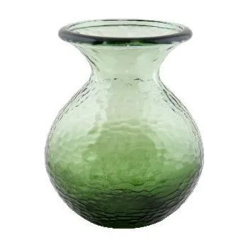 Váza Váza PARADISE, 24,5cm, zelená krakovaná|Vidrios San Miguel|Recycled Glass