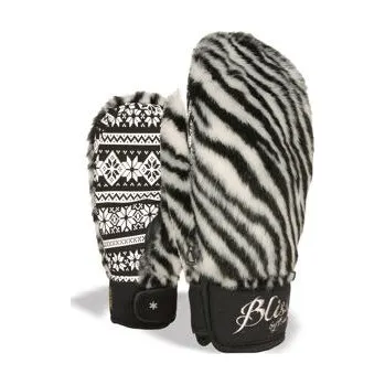 Rukavice Level Bliss SIBERIAN Mitt Black-White velikost 6,5