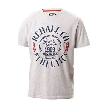 Pánské tričko Tričko Rehall REBEL White Melange velikost XXL