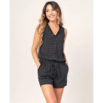 Overal Rip Curl WAVES CLUB COMBI SHORT Black velikost M