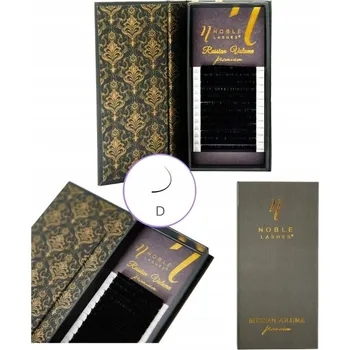 Umělé řasy Řasy Russian Premium Noble Lashes D 0,07 x 12 mm