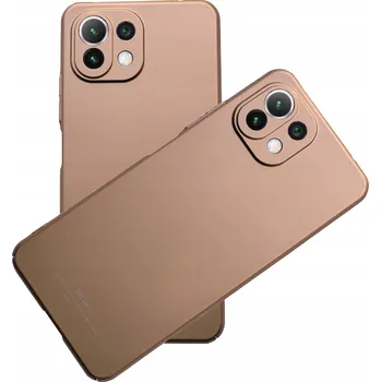 Pouzdro na mobilní telefon Pouzdro Msvii pro Xiaomi Mi 11 Lite / Kryt Zadní Kryt Zlatá Barva