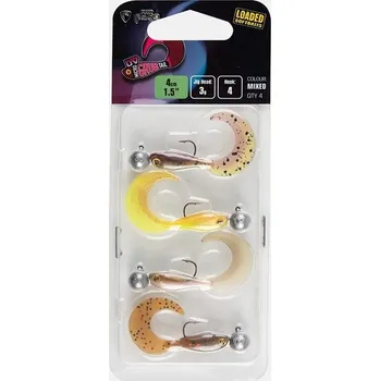 Umělá nástraha Fox Rage Gumová Nástraha Ultra UV Micro Grub Tail Mixed Colour Loaded Lure Pack 4 cm 4 ks