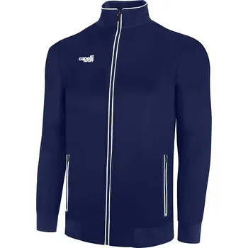 Pánská mikina Pánská fotbalová Mikina Capelli Basics Adult Training, tmavě modrá/bílá, XXL