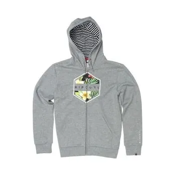 Chlapecké oblečení Mikina Rip Curl DIAMOND HOODED ZIP FLEECE Beton Marle velikost 16
