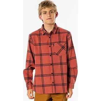Pánská košile Košile Rip Curl CHECKED OUT L/S FLANNEL Red velikost 8
