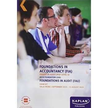Cizojazyčná kniha FOUNDATIONS IN AUDIT (INT/UK) - EXAM KIT - KAPLAN PUBLISHING