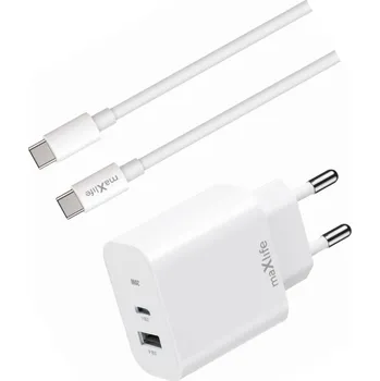 Rychlá síťová nabíječka 20W s kabelem, 2 vstupy pro Samsung Galaxy A16 5G