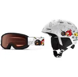 Helma + brýle Smith ZOOM JR/SIDEKICK White Angrybirds velikost YS