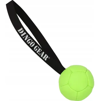 Hračka pro psa Nafukovací Míček Dingo Gear s rukojetí, neonově zelený, průměr 8 cm