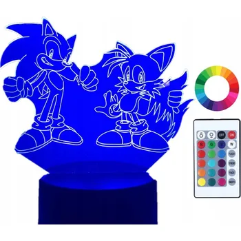 Lampička Plexido vícebarevná Noční lampa