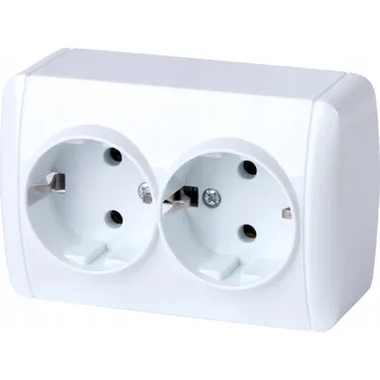 Elektrická zásuvka Elektrická Zásuvka Enext bílá