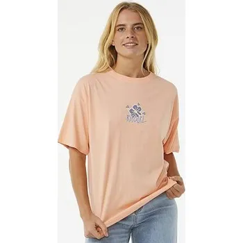 Pánské tričko Tričko Rip Curl ISLAND HERITAGE TEE Bright Peach velikost L