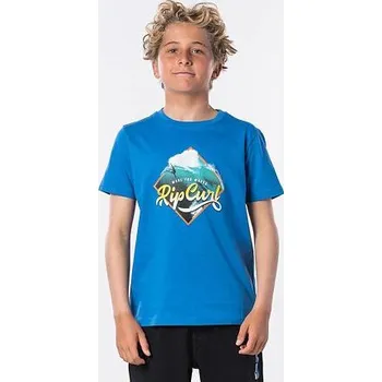 Dámské tričko Tričko Rip Curl ACTION PHOTO SS TEE BOY Blue Star velikost 10