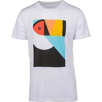 Pánské tričko Tričko Rip Curl TOUCANOS REGRESOS SS TEE Optical White velikost L