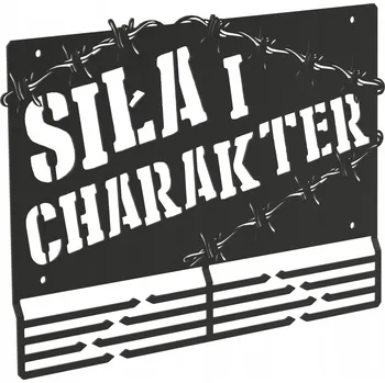 Věšák Držák na medaile ARMAGEDON s poličkou na poháry