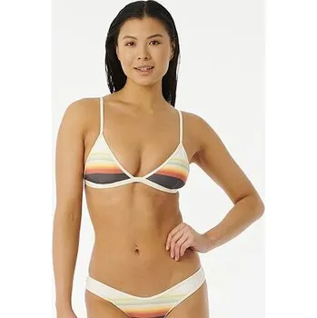 Dámské plavky Plavky Rip Curl SURF REVIVAL TRI TOP Washed Black velikost M