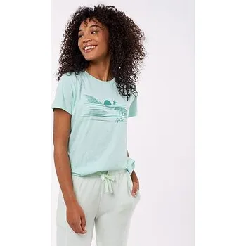 Pánské tričko Tričko Rip Curl RE-ENTRY CREW NECK TEE Mint velikost XL