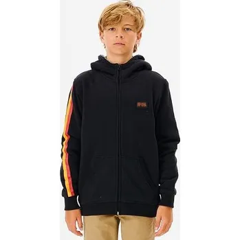 Chlapecká mikina Mikina Rip Curl SURF REVIVAL LINED FLEECE -BOY Black velikost 12