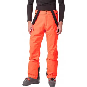 Snowboardové kalhoty Pánské lyžařské kalhoty Rossignol Hero Ski neonově červené, velikost S