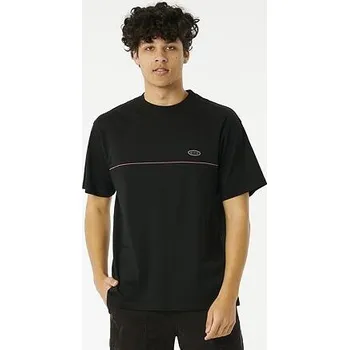 Tričko Rip Curl ARCHIVE PIPING TEE Black velikost M