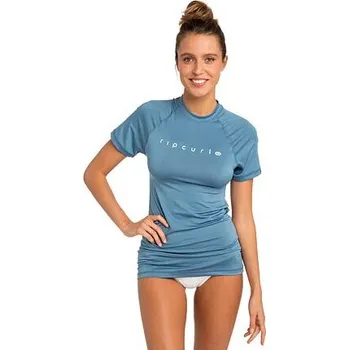 Dámské oblečení Lykra Rip Curl SUNNY RAYS RELAXED S/SL Denim Blue velikost 6