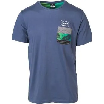 Tričko Rip Curl MODERN POCKET TEE Blue Indigo velikost M