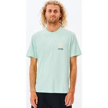 Pánské tričko Tričko Rip Curl SWC PSYCH STACK TEE Mint velikost L