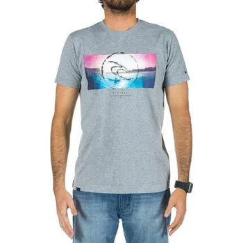Pánské tričko Tričko Rip Curl MISSIONING S/S TEE Beton Marle velikost L