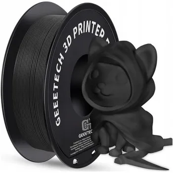 Filament FILAMENT GEEETECH PLA MATNÁ ČERNÁ 1,75mm 1KG