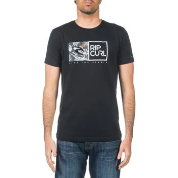 Pánské tričko Tričko Rip Curl RIPAWATU YARDAGES S/S Black velikost S