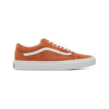 Pánská obuv Boty Vans OLD SKOOL (PIG SUEDE) Leather Brown/True White velikost 44.5