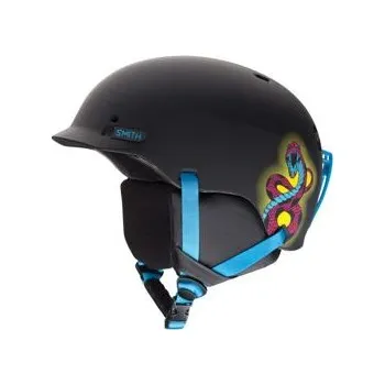 Cyklistická přilba Helma Smith GAGE JUNIOR Matte Blacklight velikost YS