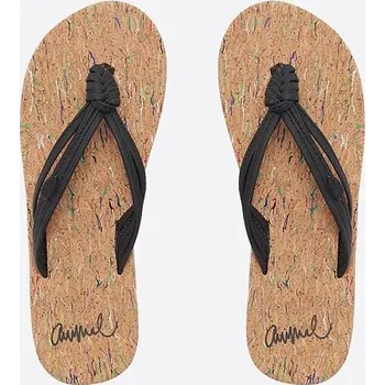 Dámská móda žabky Animal SUMMER Black velikost 37.0