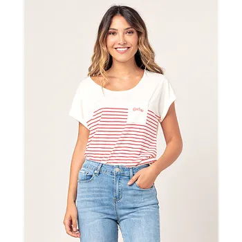 Pánské tričko Tričko Rip Curl HIGHT TIDE TEE Bone velikost XS