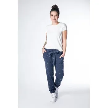 Dámské kalhoty Kalhoty Alife and Kickin ALICIA Marine Aop velikost L