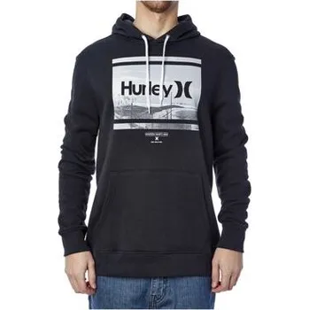 Pánské oblečení Mikina Hurley TEMPO PHOTO PULLOVER Black velikost XL