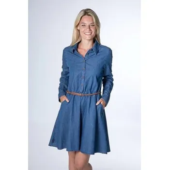 Dámské šaty šaty Alife and Kickin HANNA Dark Denim velikost XS