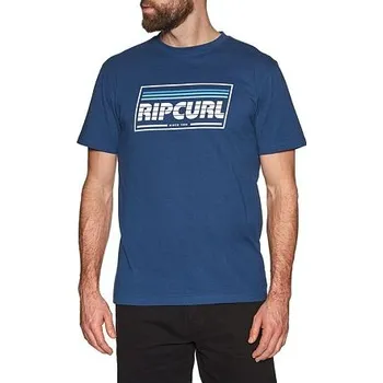 Pánské tričko Tričko Rip Curl YO MAMA S/S TEE Indigo velikost XL