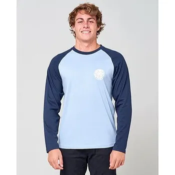 Pánské tričko Tričko Rip Curl THE WETTY TEE L/S Blue Gum velikost L