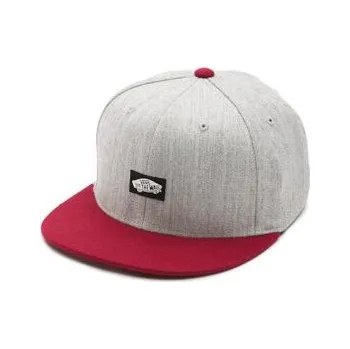 Čepice Kšiltovka Vans HEEL SCAB CAP Heather Grey/Wine velikost L/XL