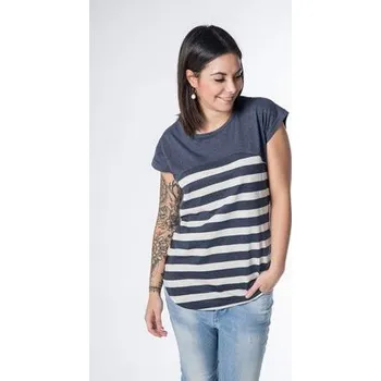 Pánské tričko Tričko Alife and Kickin CLAIRE Marine Stripes velikost S