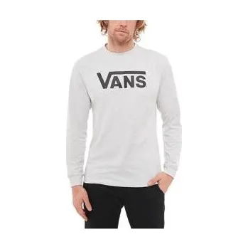 Pánské tričko Tričko Vans VANS CLASSIC LS Ash Heather/Black velikost L