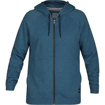 Pánská móda Mikina Hurley CRONE FULL ZIP Blue Force Htr velikost S