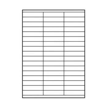 Samolepící etiketa LOGO etikety 70mm x 16.9mm, A4, matné, bílé, 51 etiketa, 140g/m2, baleno po 25 ks, pro ink (EL070ANT3L)